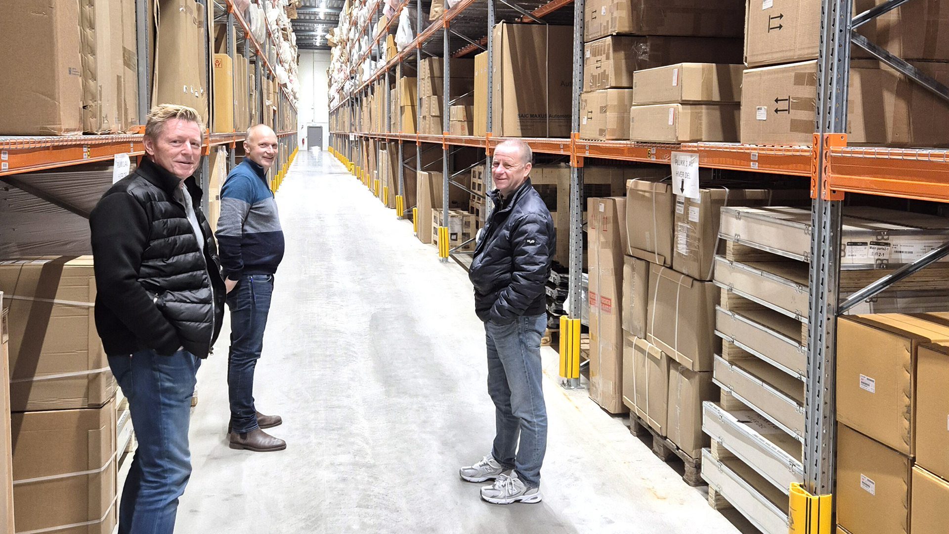 Trond og Raymond fra IntegrasjonsPartner hos RSA bil