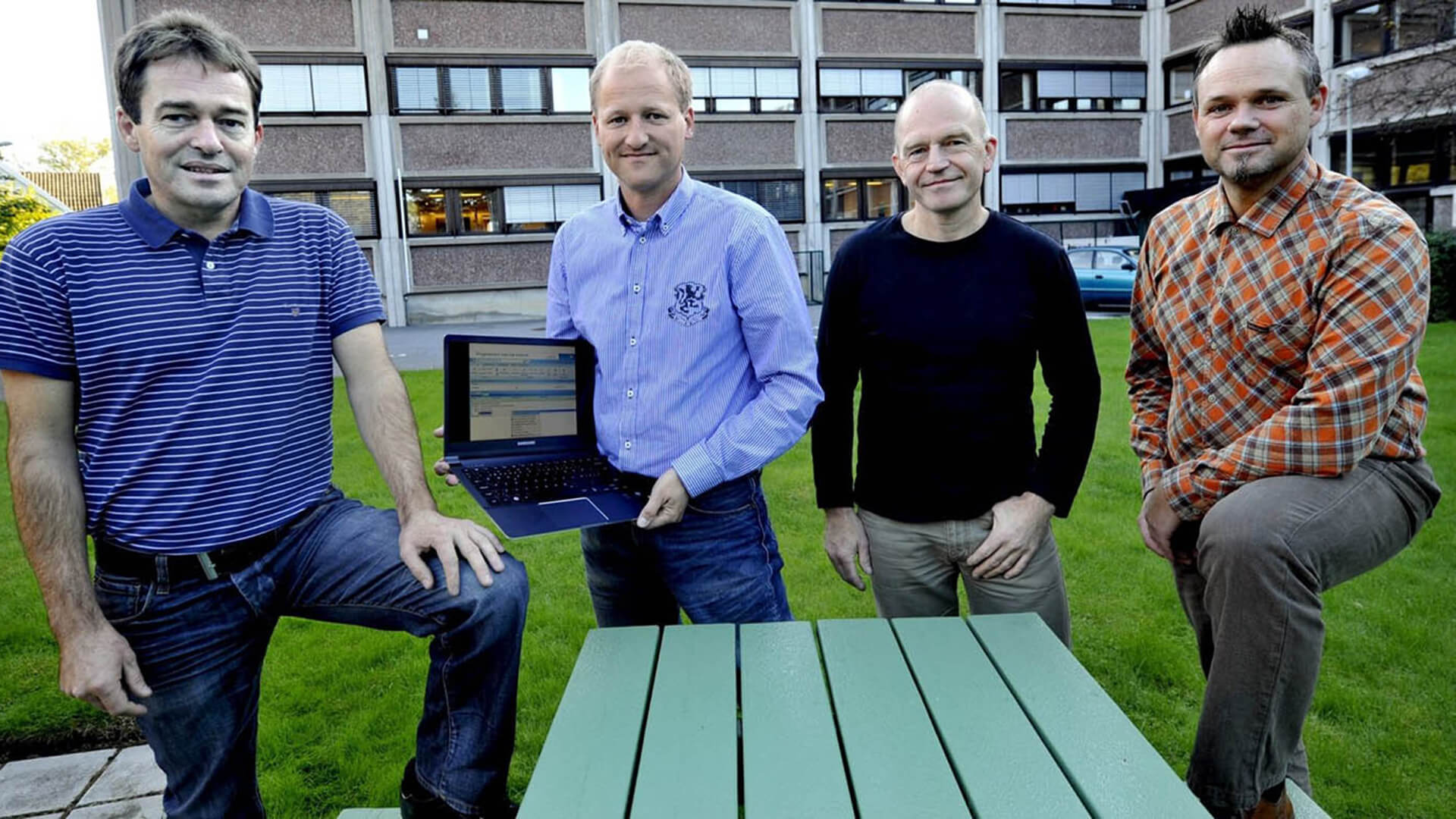 Terje med gode IntegrasjonsPartner-kollegaer